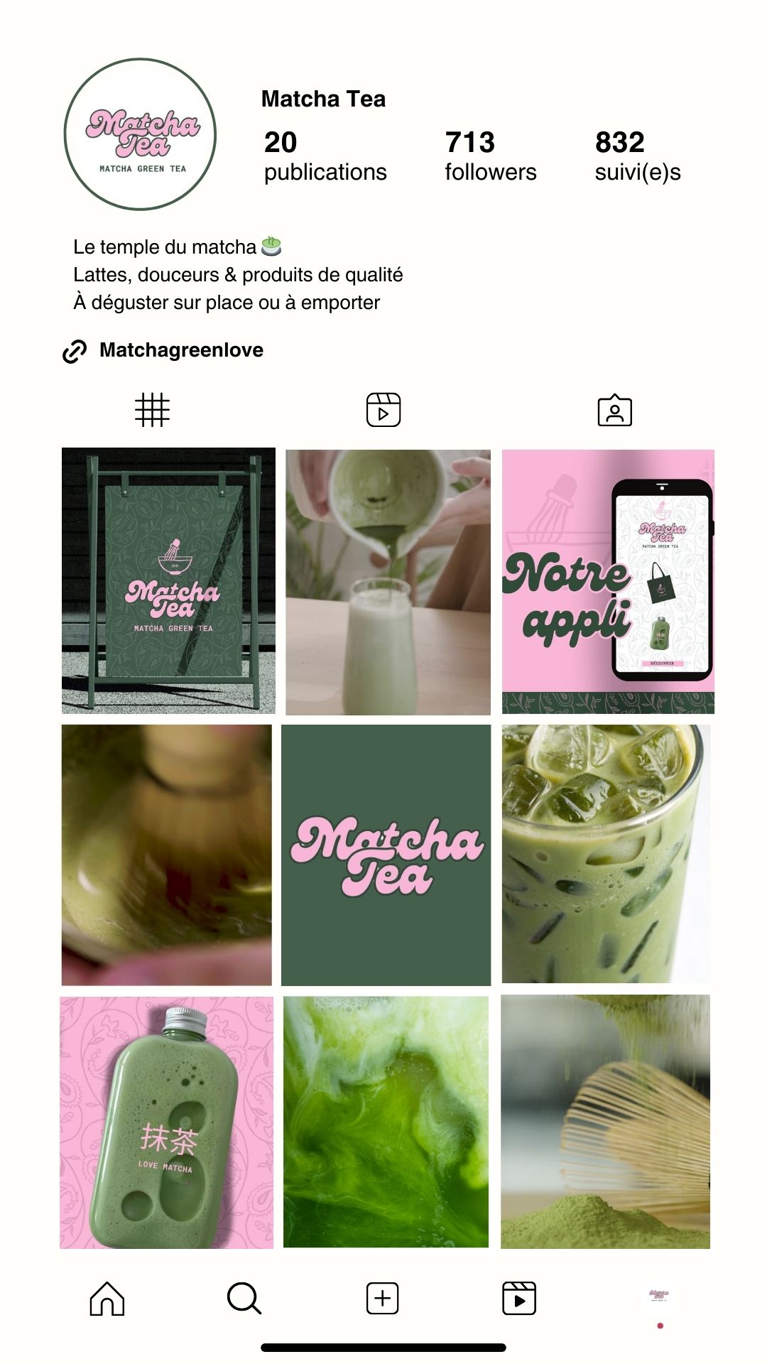 Feed Instagram Matcha Tea